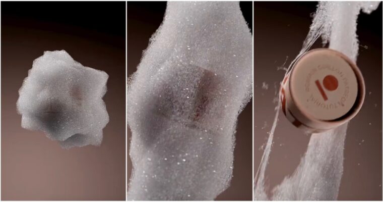 Fiber tearing product simulation by Romain Guillon