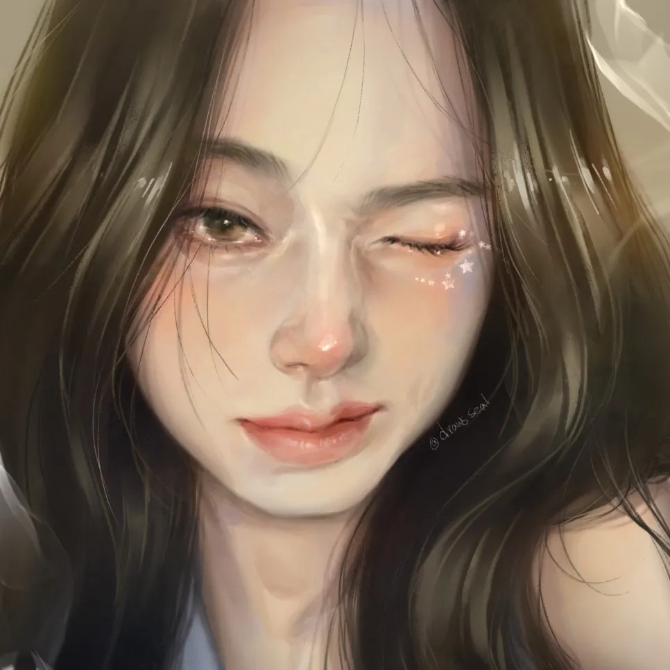 Full of Texture! Draw Attractive Portraits on iPad by Seal (Korean, Eng ...