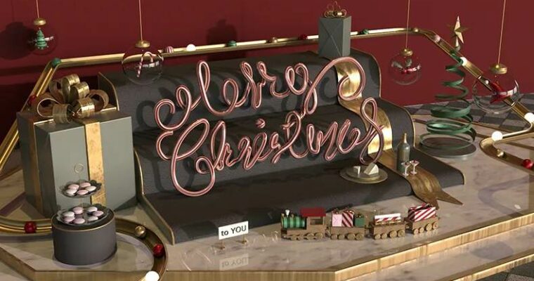 3D Maya calligraphy of a white ball going from plain 2D to fun 3D by Baekgu 3D Calli (Korean, Eng Spa sub)