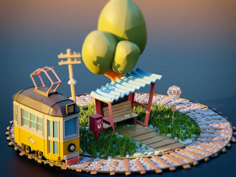 Create Detailed and Colorful Low Poly Isometric Art by Angelo Fernandes