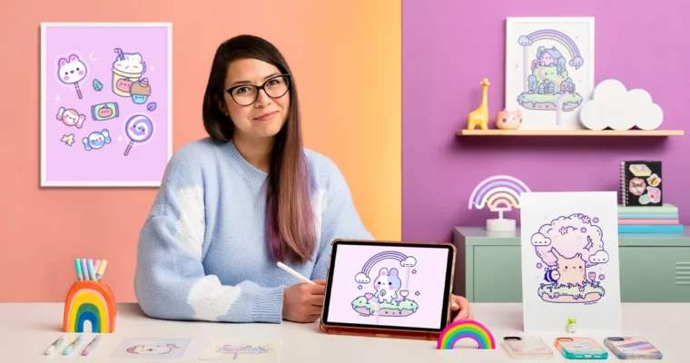 Designing Kawaii Worlds – Spread Joy Through Illustration