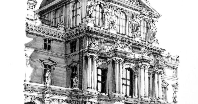 Drawing Architectural Landscapes from Photo References by Stephen Travers