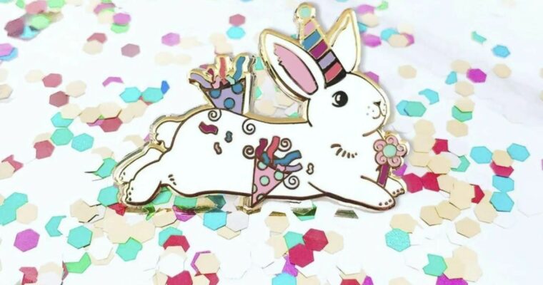 Enamel Pin Making – From Initial Sketch to Your First Sale by The Crowned Rabbit