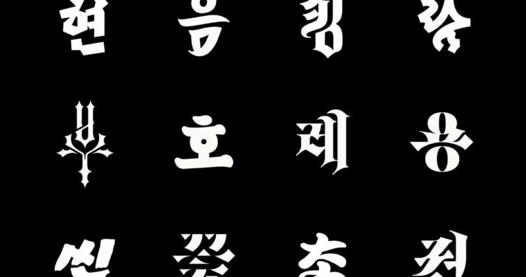 Hangul lettering class that captures impressions in letters by ZESSTYPE (Korean, Eng Spa sub)