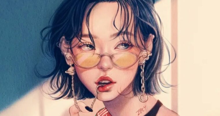 Learn How to Create Captivating Color Portraits on iPad by Zipcy (Korean, Eng Spa sub)