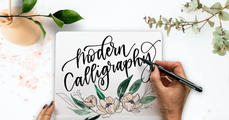 Modern Calligraphy – 4 Easy Steps to Go From Beginner to Brush Lettering Pro by Peggy Dean