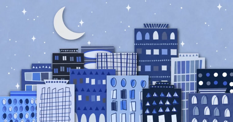 Monochromatic City in Procreate – Embrace Imperfection While Creating an Imaginary Cityscape