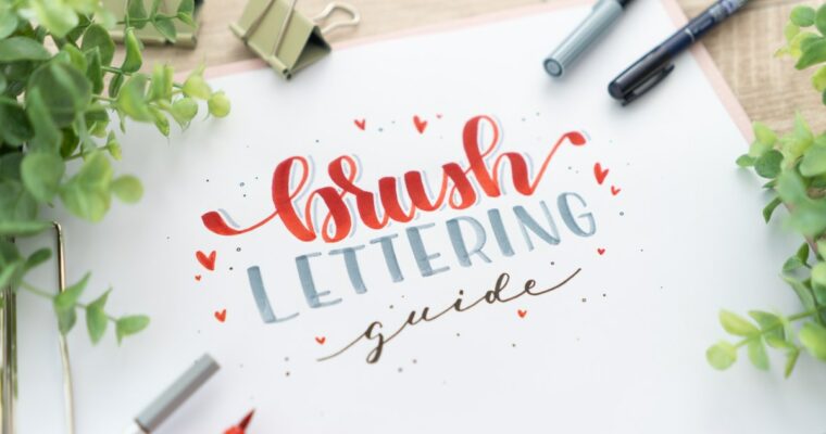 Brush Lettering Basics – Everything You Need To Know To Get Started! by Lyssas Letters