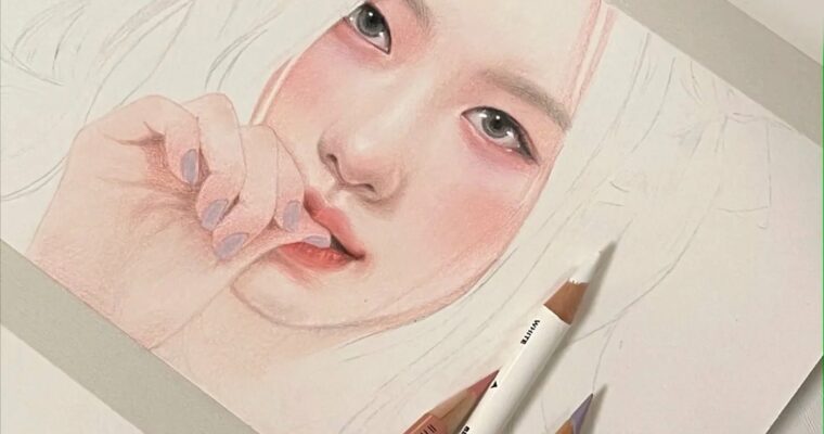 Colored Pencil Portraits Filled with Warm Stories by HANTOGRAPH (Korean, Eng sub)