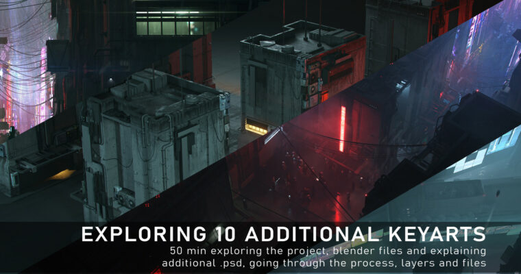 Environment Concept Art Vol.1 – Overpainting, photobashing and refining keyarts by Chris Doretz