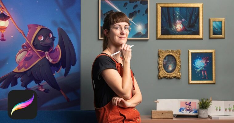 Illustrating Fantastical Animals with Procreate by Julia Körner