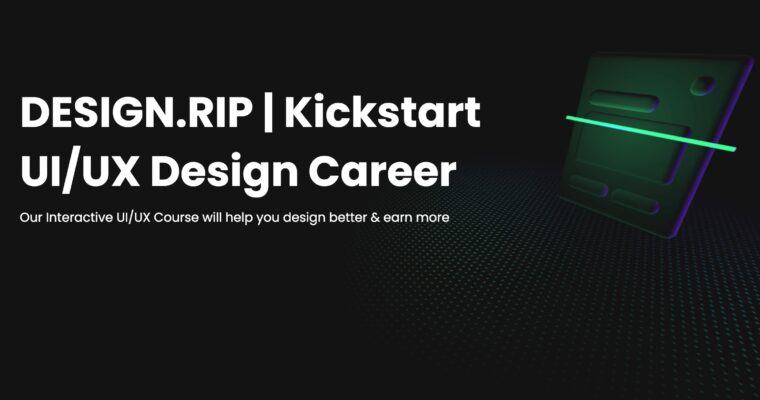 Kickstart your UI-UX Design Career (2022-6)