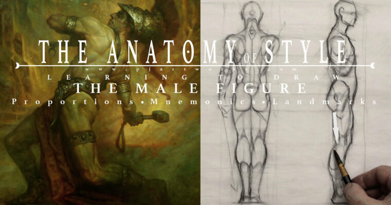 Male figure structure by Patrick J. Jones