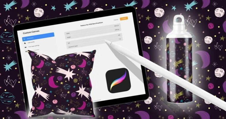 Pattern Design in Procreate – 3 + 1 Key Settings for Print on Demand
