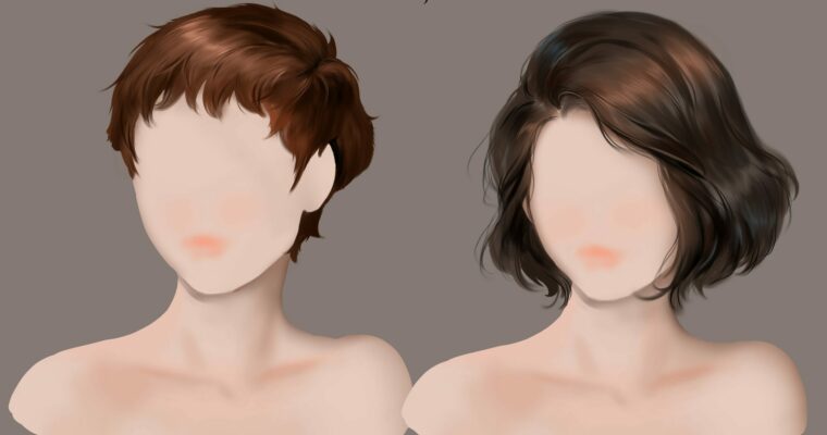 Short Hair Styles Tutorial by JYUNDEE