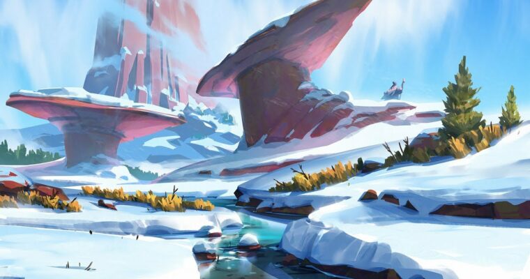 Snow Landscape Video Process – PSD by Anton