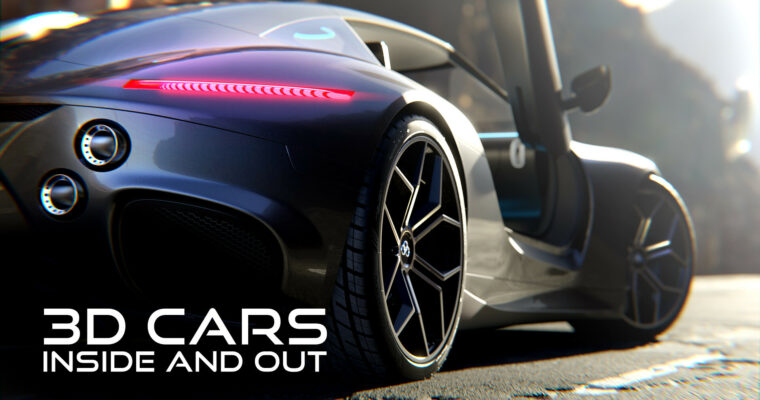 3D Cars – Inside and Out by Chris Plush by Chris Plush from CGMasters (Complete)
