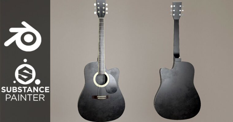 Creating a Guitar in Blender and Substance Painter