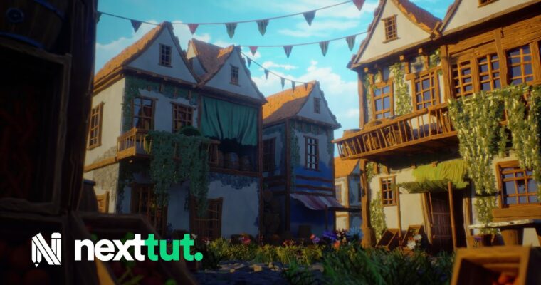Learn to Make Stylised Environments in Blender & UE5 by Nexttut