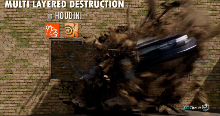 Multi Layered Destruction in Houdini