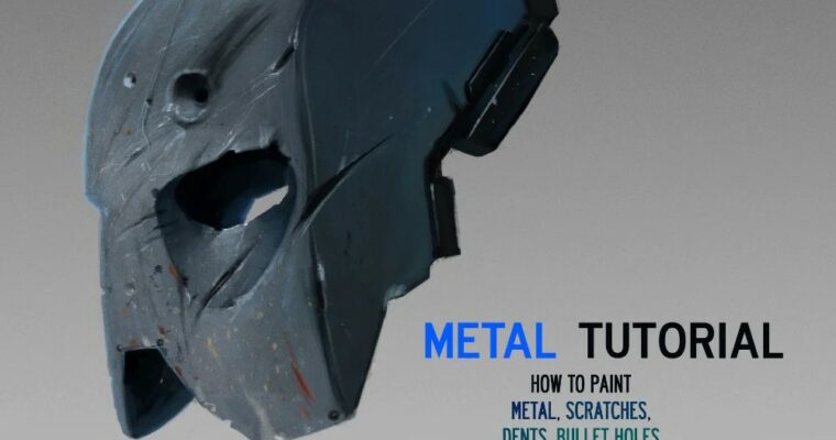 The Metal Tutorial For Digital Painting By Dan LuVisi