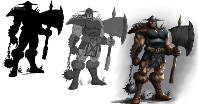 Character Design Class – The Power of the Silhouette by Robert Marzullo