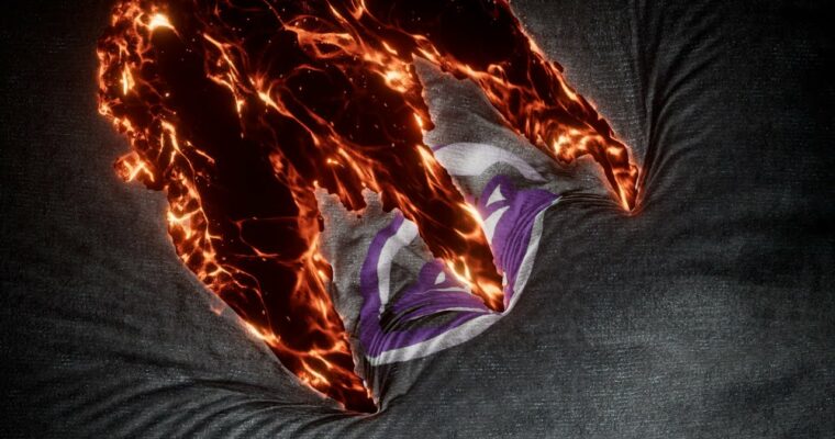 Burning Cloth Tear – Houdini & Nuke VFX Course by Voxyde