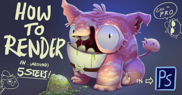 Digital Painting – How to Color a Character Like a Pro by Stephanie Bohm