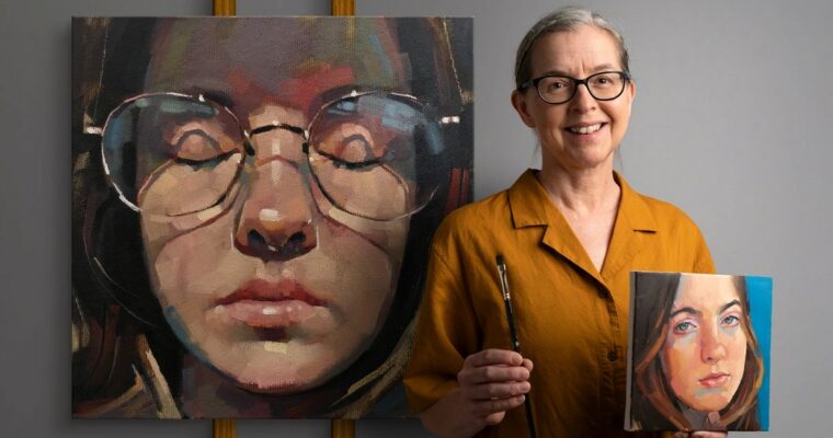 Portrait Painting with Oil – Explore Light and Shade by Jane French