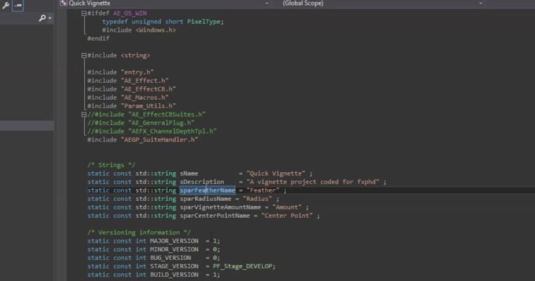 SYS204 Plugin Development for Adobe Premiere and After Effects