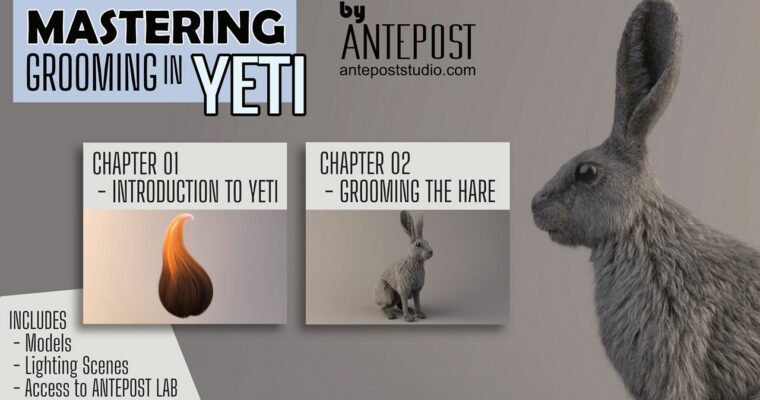 Mastering Grooming in YETI – Groom Course in Maya by Antepost