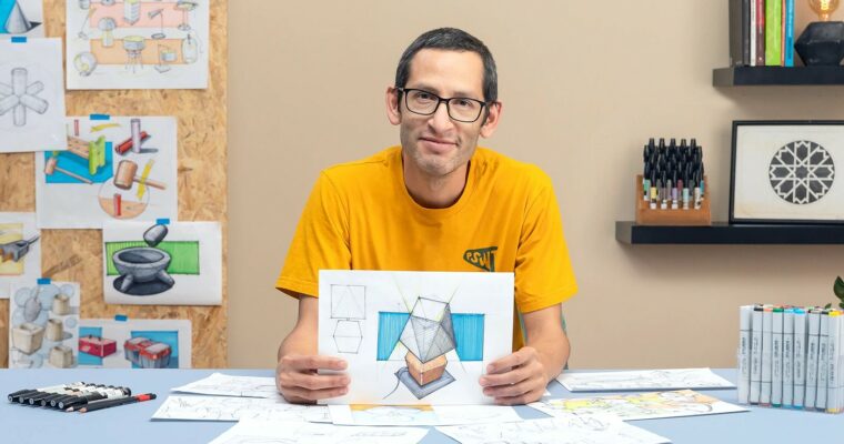 Technical Drawing Techniques For 3D Representation (Spanish, Eng sub)