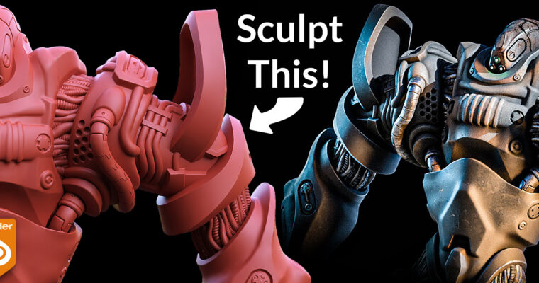 Hard Surface Sculpting in Blender by Jan van den Hemel