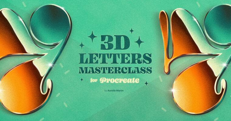 3D Letters Masterclass by Aurelie Maron