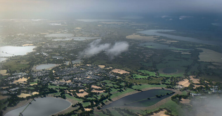 Creating a Large-Scale Aerial Shot  by Frederick Vallee