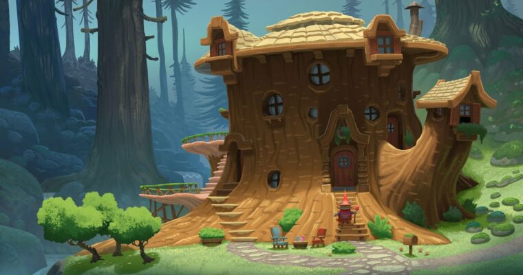 Designing Backgrounds for Animation by Mike Bear