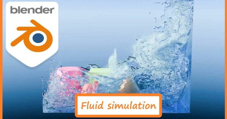 Fluid simulation in blender 4.0.2 by Cartony Life