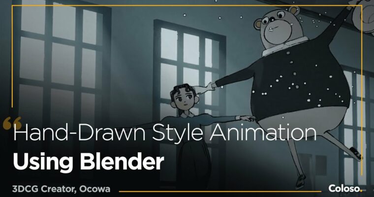 Hand-Drawn Style Character Animation with Blender [Coloso, Ocowa, GBC Dub]