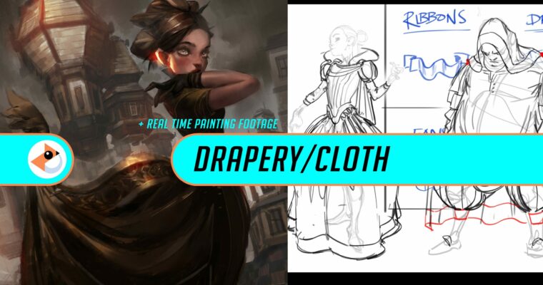 Drapery + Cloth Lesson + Painting by Ahmed Aldoori