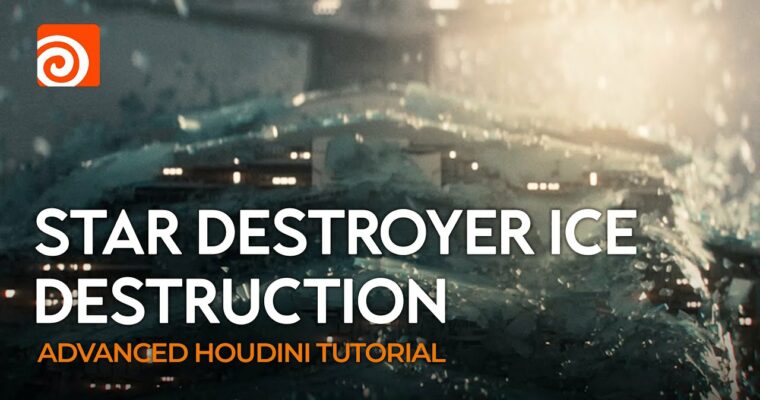 Star Wars Inspired Ice Destruction in Houdini by Urban Bradesko (+Russian)