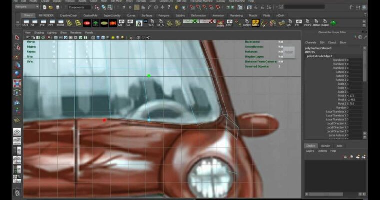 Stylized Car Modeling In Autodesk Maya