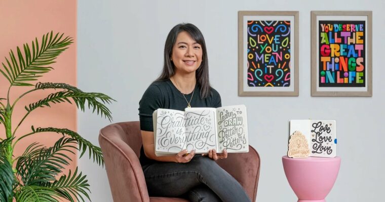 Typography Sketchbook – Drawing Letters with Style by Joanna Muñoz