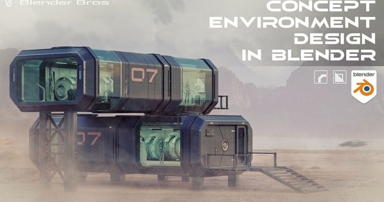 Concept Environment Masterclass in Blender