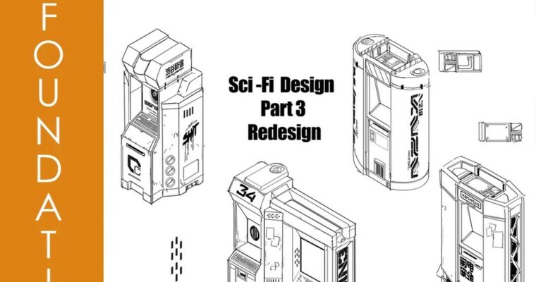 Foundation Patreon – Sci-Fi Design Part 3 – Redesign by Keshan Lam