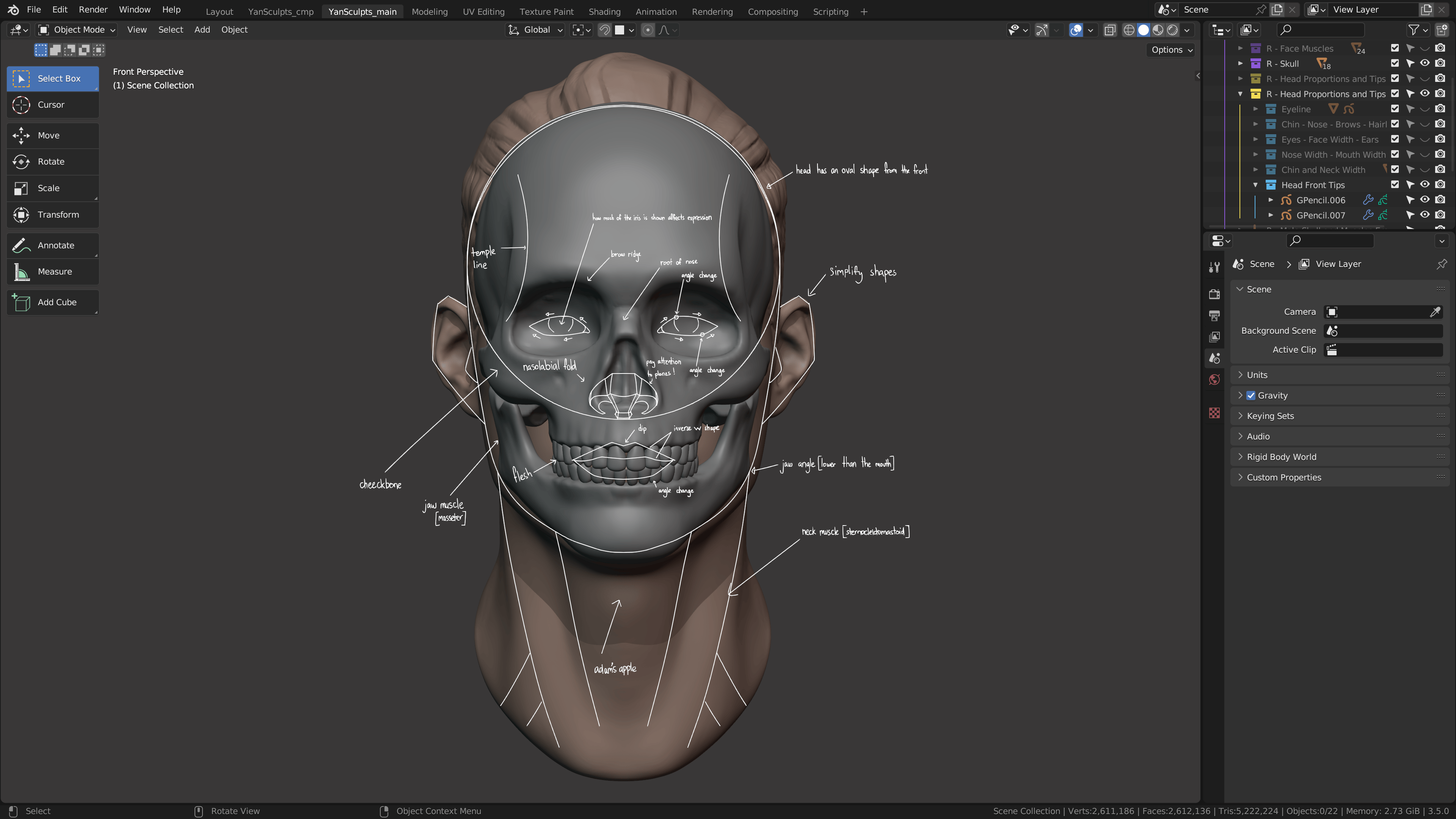 Master Sculpting Heads - 3D Blender Course - New Update! (V1.3 Ultimate ...