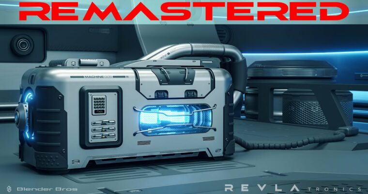 Scifi Crate Design in Blender [Remastered]