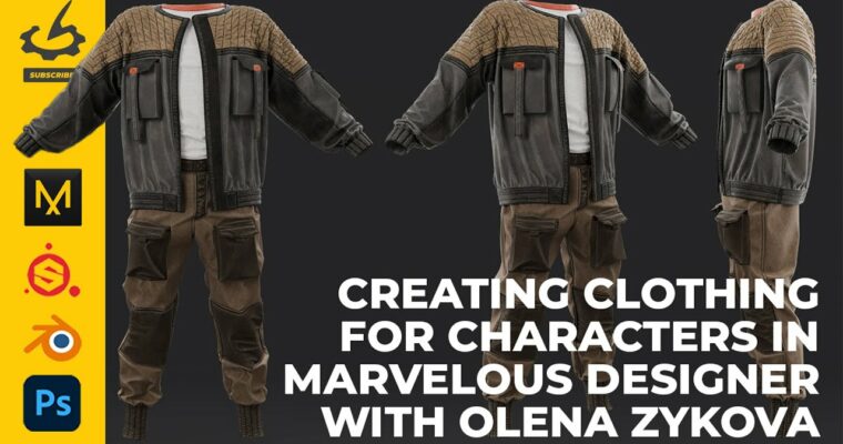 Creating Clothing for Characters in Marvelous Designer by Olena Zykova