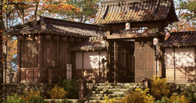 Japanese 3D Environment – In-Depth Tutorial Course