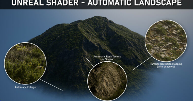 Unreal Shader – Procedural Automatic Landscape by Michael Gerard