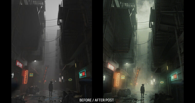 Dark Alley, Full Blender Cinematic Workflow + 300 assets by Sime Bugarija